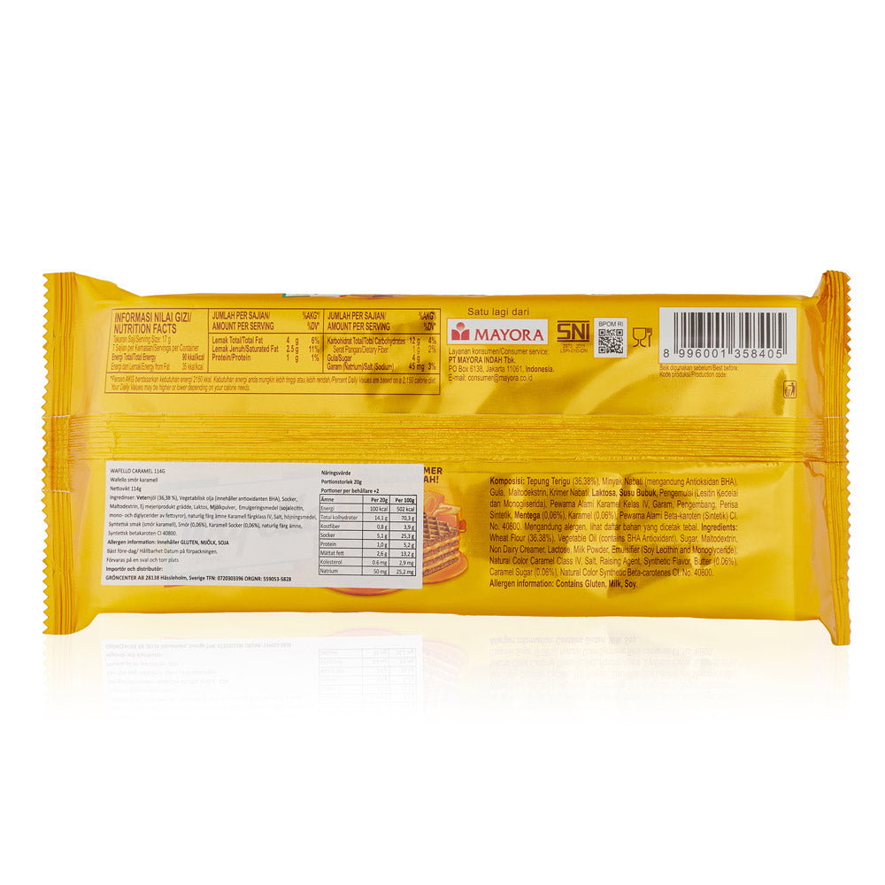 Wafello - Napolitane cu crema de caramel si unt