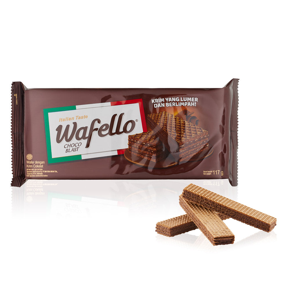 Wafello - Napolitane cu crema de ciocolata